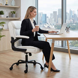Artiss Executive Office Chair Mid Back White - Extra Image