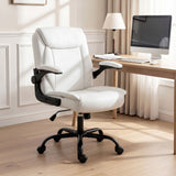 Artiss Executive Office Chair Mid Back White - Extra Image