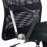 Artiss Mesh Office Chair High Back Black - Close-Up Angle