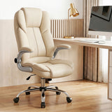 Artiss Executive Office Chair Leather Tilt Beige - Extra Image