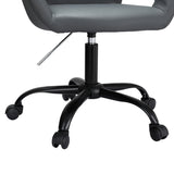 Artiss Office Chair Mid Back Grey - Top-Down View