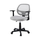 Artiss Mesh Office Chair Computer Gaming Desk Chairs Work Study Mid Back Grey - Close-Up Angle