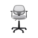 Artiss Mesh Office Chair Computer Gaming Desk Chairs Work Study Mid Back Grey - Side View