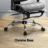 Artiss Ergonomic Office Chair Footrest Grey