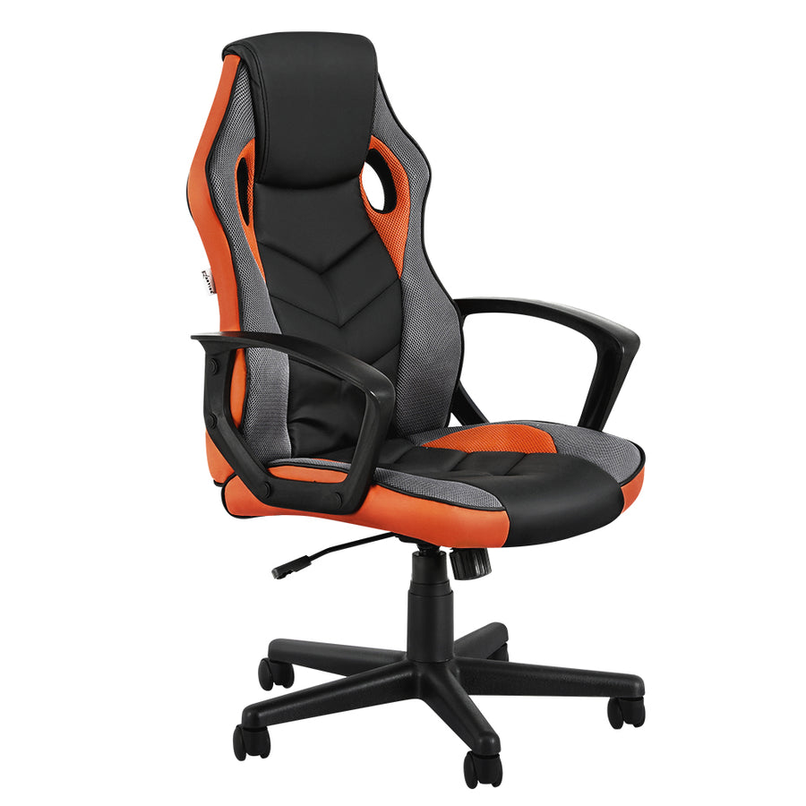 Artiss Gaming Office Chair Computer Executive Racing Chairs High Back Orange, image 7