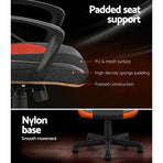 Artiss Gaming Office Chair Computer Executive Racing Chairs High Back Orange, image 6