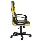 Artiss Gaming Office Chair Computer Executive Racing Chairs High Back Yellow - Top-Down View