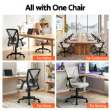 Artiss Mesh Office Chair Mid Back Grey - Extra Image
