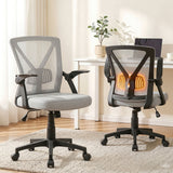 Artiss Mesh Office Chair Mid Back Grey - Extra Image