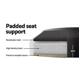 Artiss Mesh Office Chair Computer Gaming Desk Chairs Work Study Mid Back Black - 45-Degree Angle