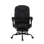 Artiss Office Chair Executive Fabric Seat Racing Computer Desk Chairs Footrest, image 3