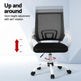 Artiss Office Chair Mesh Computer Gaming Desk Chairs Work Study Mid Back - Top-Down View