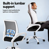 Artiss Office Chair Mesh Computer Gaming Desk Chairs Work Study Mid Back - 45-Degree Angle