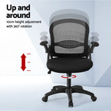 Artiss Mesh Office Chair Computer Gaming Desk Chairs Work Study Mid Back - Top-Down View
