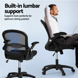 Artiss Mesh Office Chair Computer Gaming Desk Chairs Work Study Mid Back - 45-Degree Angle