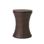 Livsip Rattan Cooler Ice Bucket Table Storage Brown