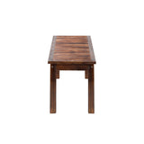 Livsip 120cm Wood Garden Bench Slatted Seat - 45-Degree Angle
