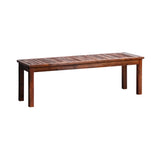 Livsip 150cm Garden Bench Wooden Slatted Seat