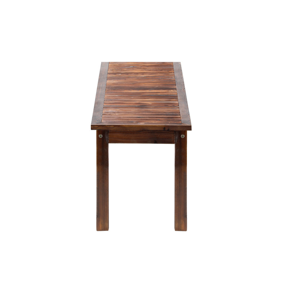 Livsip 150cm Garden Bench Wooden Slatted Seat