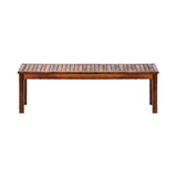 Livsip 150cm Garden Bench Wooden Slatted Seat