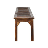 Livsip Garden Bench Wood Patio 190cm Slatted Seat Outdoor - 45-Degree Angle