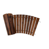 Livsip Garden Wooden Pathway 8ft Roll-Out Curved