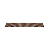 Livsip Garden Wooden Pathway 8ft Roll-Out Straight Walkway - Top-Down View