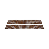 Livsip 2PC Garden Wooden Pathway 8ft Roll-Out Straight Walkway