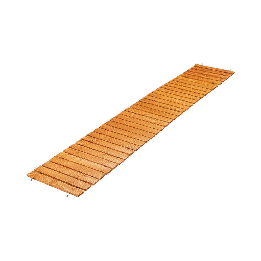 Livsip Garden Wooden Pathway 8ft Straight Roll-Out