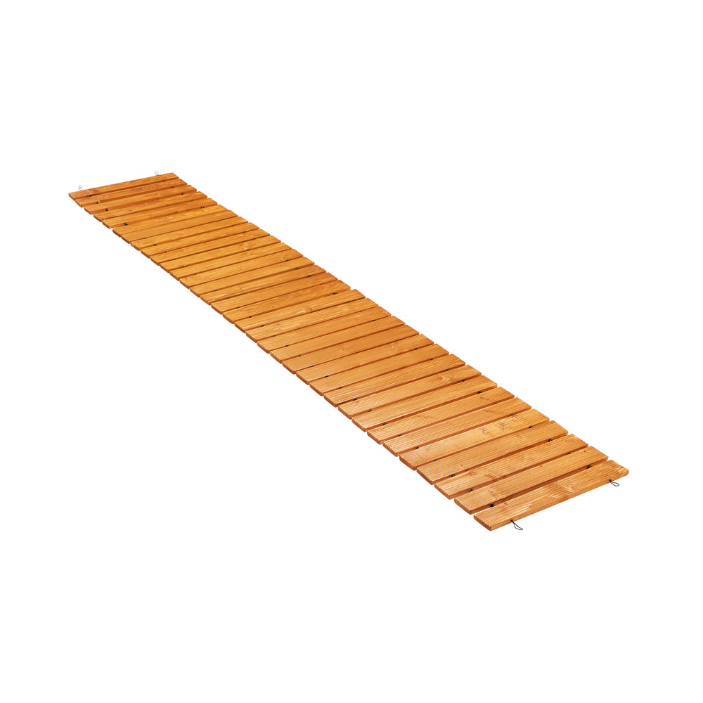 Livsip Garden Wooden Pathway 8ft Straight Roll-Out