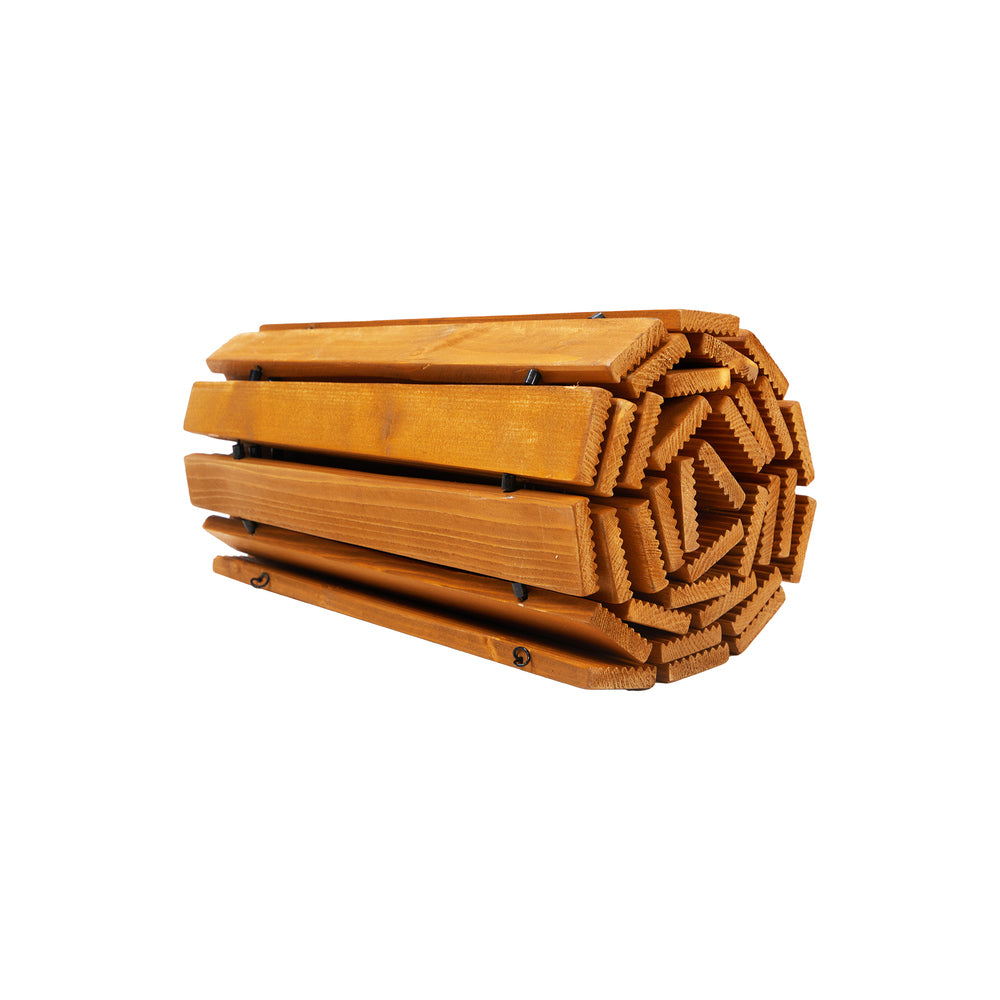 Livsip Garden Wooden Pathway 8ft Straight Roll-Out