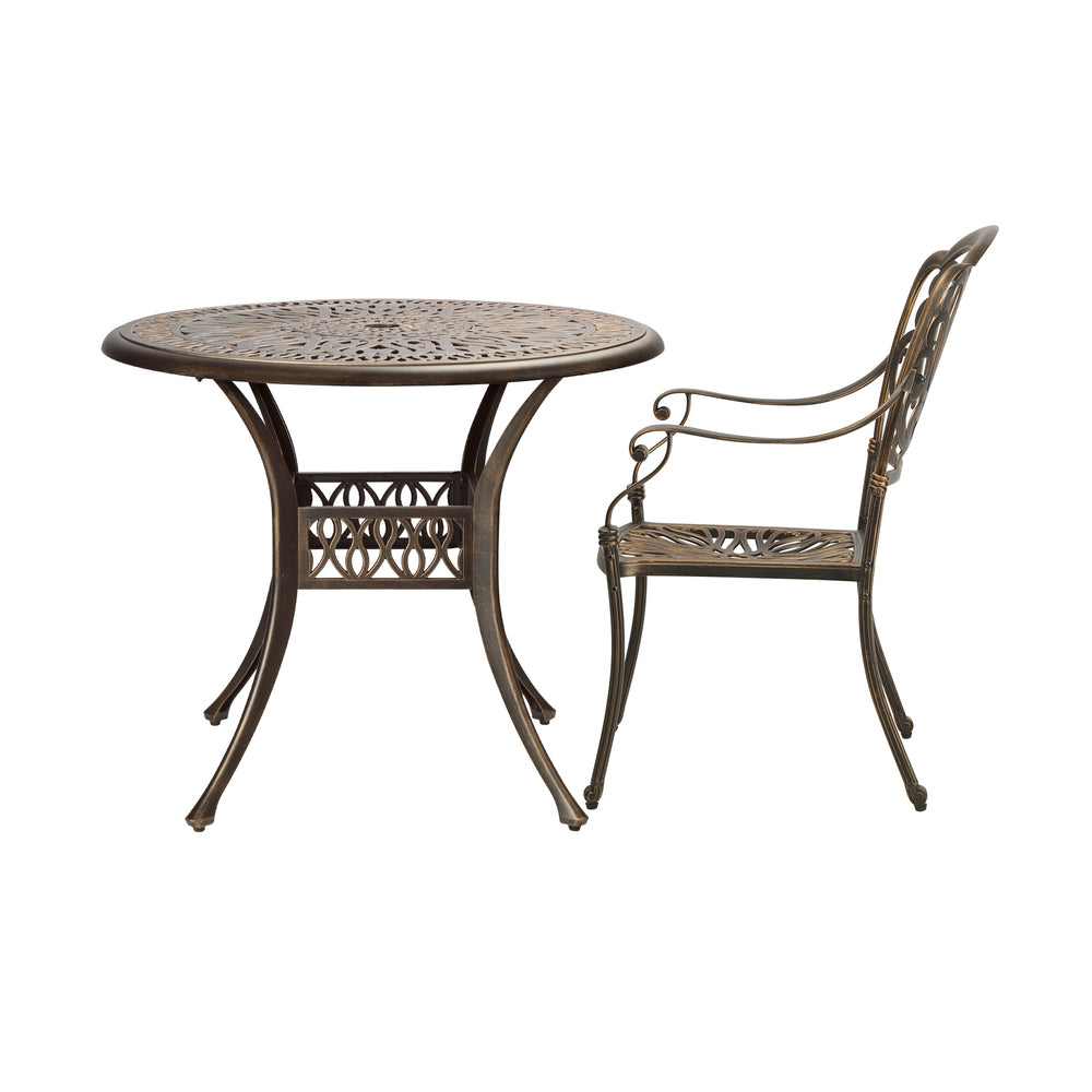 Livsip Outdoor 5 Piece Dining Bistro Set Chairs&Table