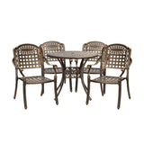 Livsip Outdoor Dining Chairs&Table Bistro Set 5 Piece