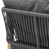 Livsip 5PCS Outdoor Patio Set Table&Armchair Dining Set