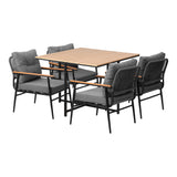 Livsip Outdoor Dining Set Garden Table and Chairs 4 Seater