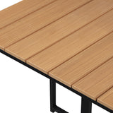 Livsip Outdoor Dining Set Garden Table and Chairs 4 Seater - Side View