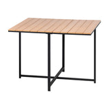 Livsip Outdoor Dining Table Lounge Setting Wood-Plastic