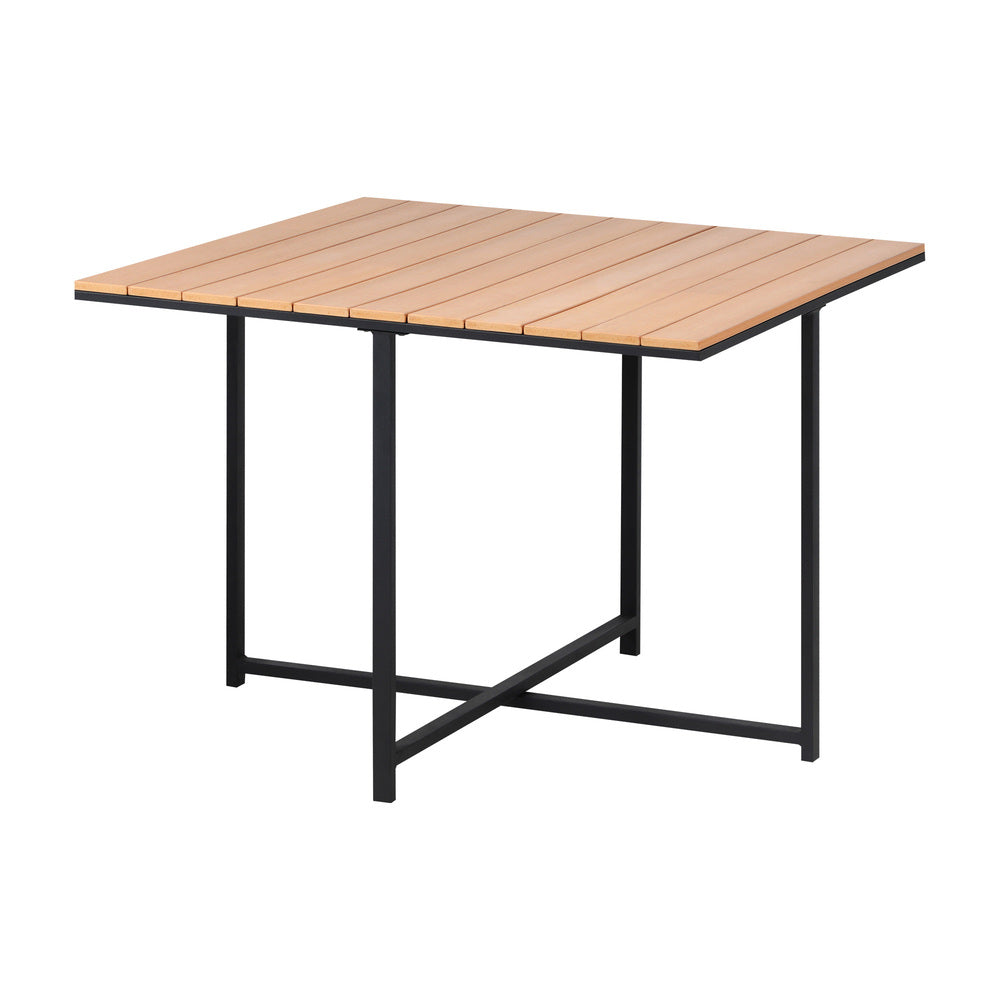 Livsip Outdoor Dining Table Lounge Setting Wood-Plastic