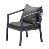 Livsip 3PCS Outdoor Dining Set Table Lounge Chair