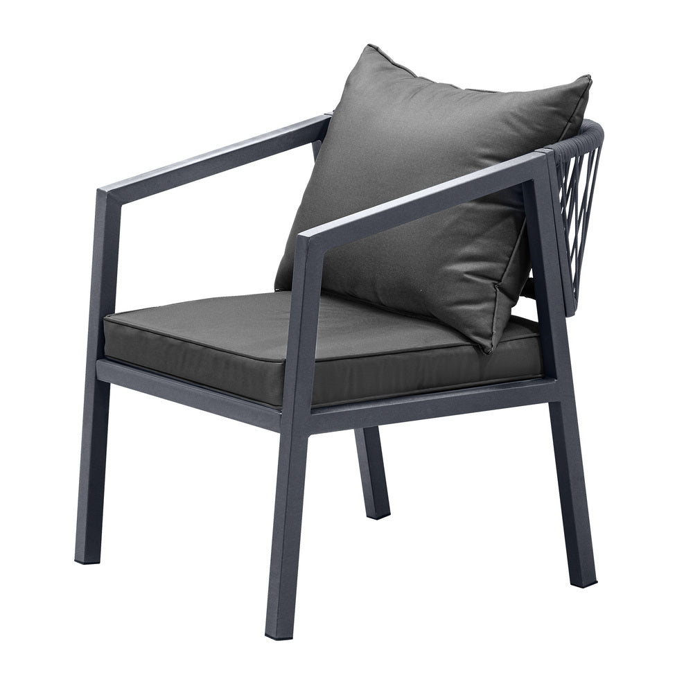 Livsip 5PCS Outdoor Dining Set Table Lounge Chair