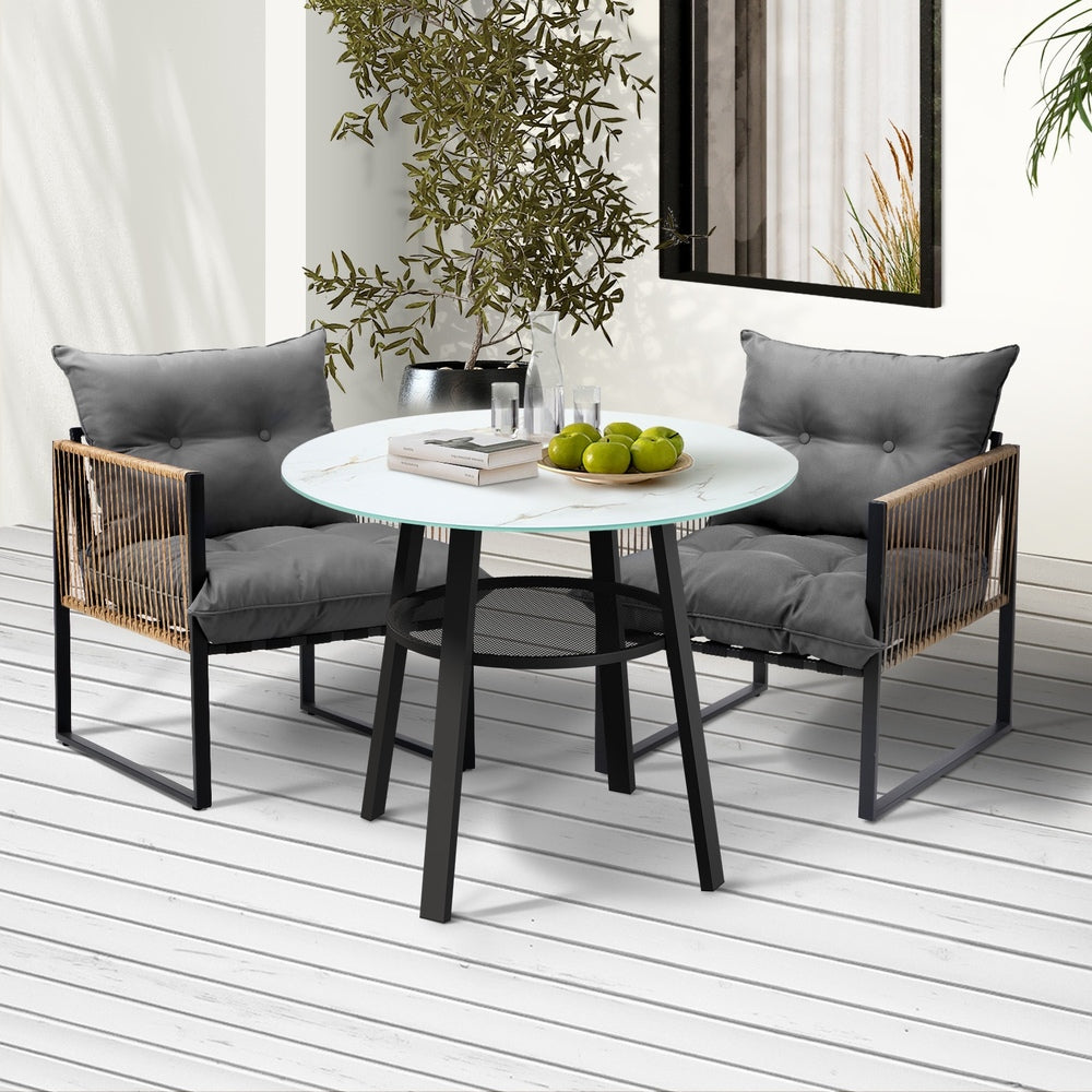 Livsip Outdoor Patio Set 2 Seater Bistro Setting