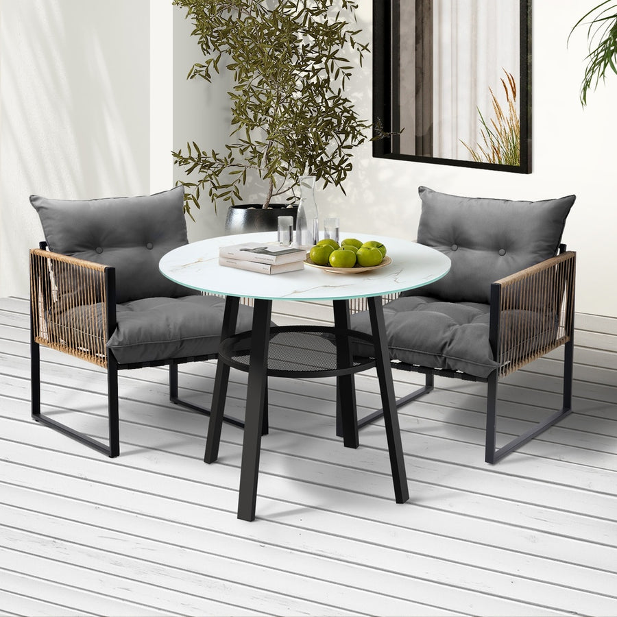 Livsip Outdoor Patio Set 2 Seater Bistro Setting