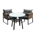 Livsip Outdoor Patio Set 2 Seater Bistro Setting