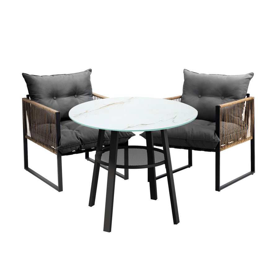 Livsip Outdoor Patio Set 2 Seater Bistro Setting