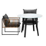 Livsip Outdoor Patio Set 2 Seater Bistro Setting