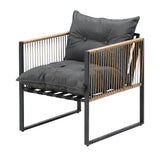 Livsip Outdoor Patio Set 2 Seater Bistro Setting - Top-Down View