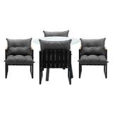 Livsip Outdoor Patio Set 4 Seater Bistro Setting - Side View