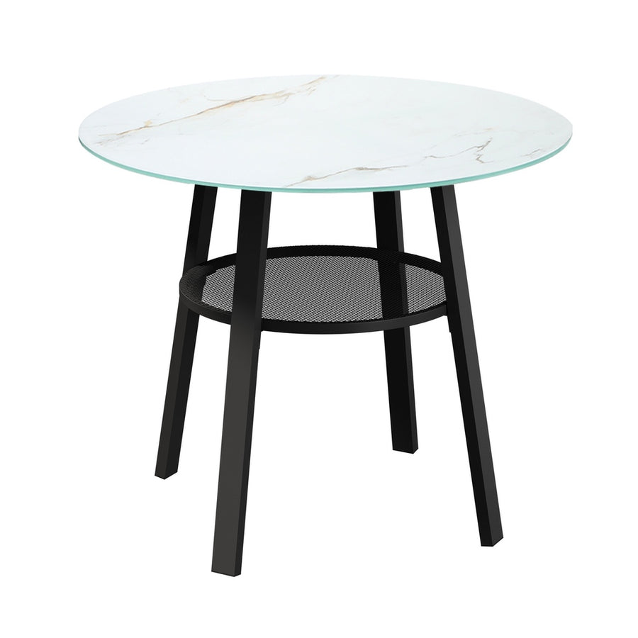 Livsip Outdoor Dining Setting Table Sofa Chairs 3PCS