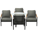 Livsip 5PCS Outdoor Dining Setting Patio Bistro Set