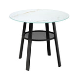 Livsip 5PCS Outdoor Dining Setting Patio Bistro Set - 45-Degree Angle